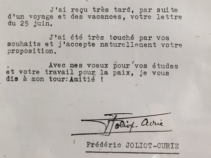 Antwort-Joliot-Curies