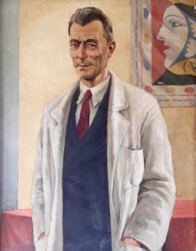 Gemlde-Joliot-Curie-von-Werner-Panitz